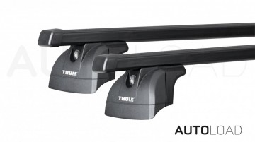 Thule 753 Firkantrør takstativ - Komplett - Peugeot 4008 integrerte rails 2012+