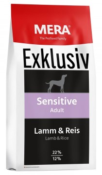 MERA Exklusiv Sensitive Adult Lam & Ris 15Kg