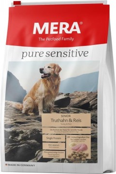 MERA Pure Sensitive Senior - Kalkun & Ris 12,5 kg